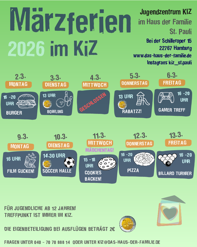 Märzferien im KiZ